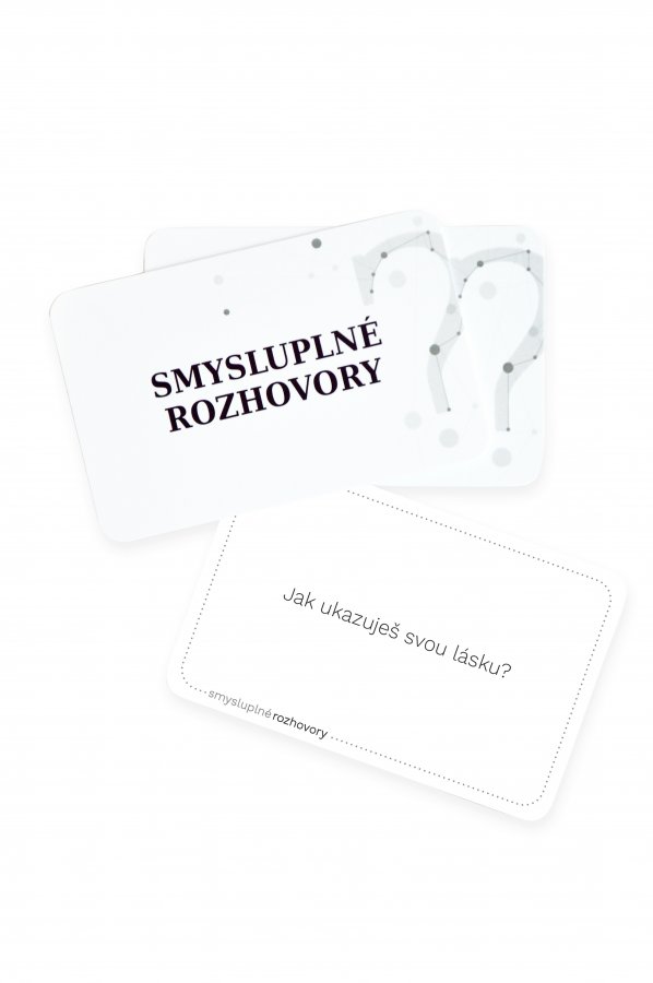Sada karet pro smysluplné rozhovory - univerzální (60 otázek)