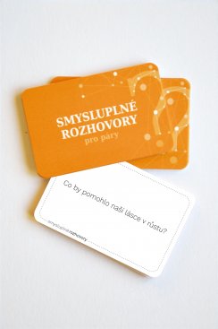 Sada karet pro smysluplné rozhovory - pro páry (60 karet)