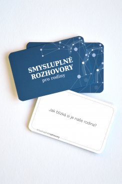 Sada karet pro smysluplné rozhovory - pro rodiny (60 karet)